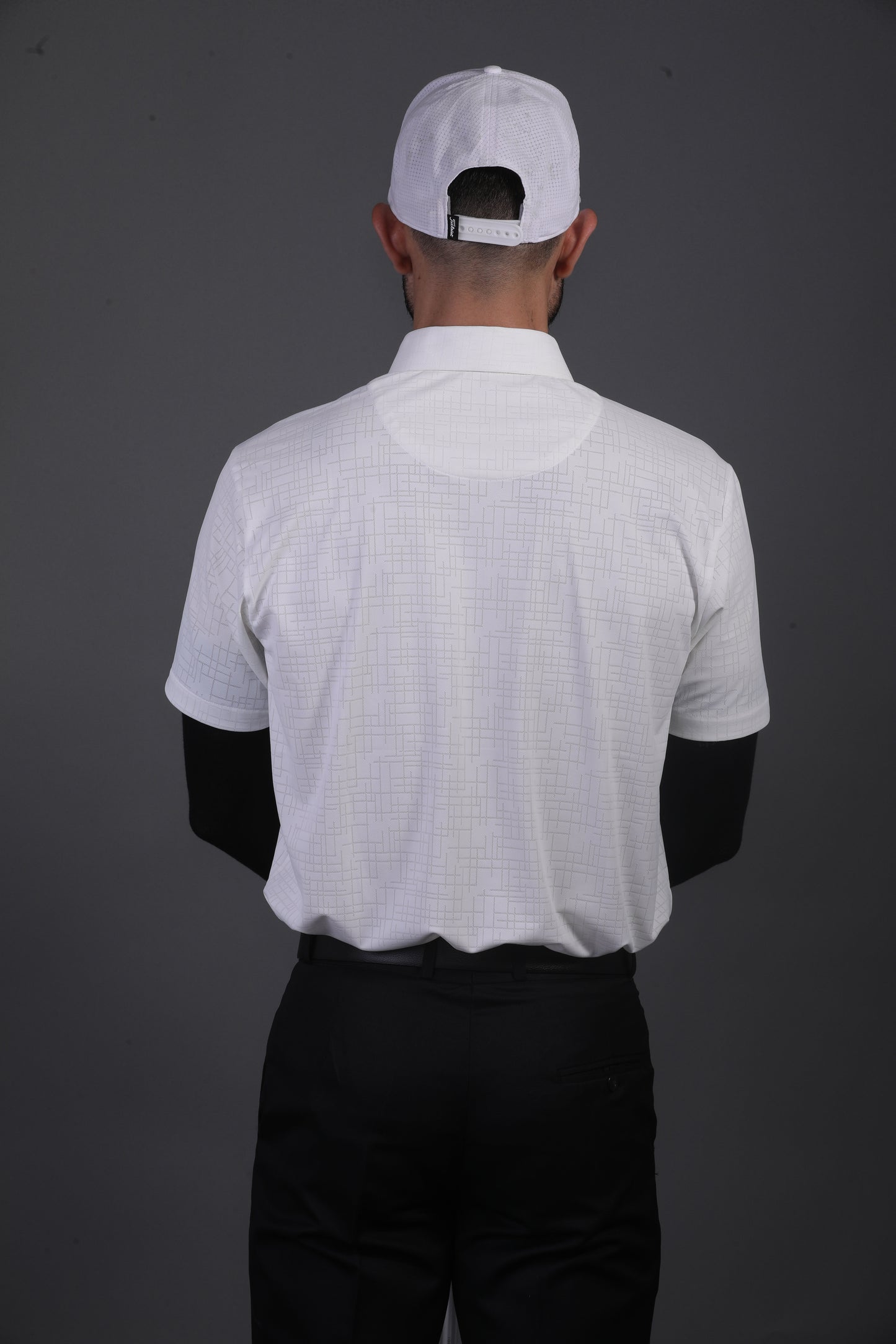 Regal Ultimate Jaquard Design Structure White Polo