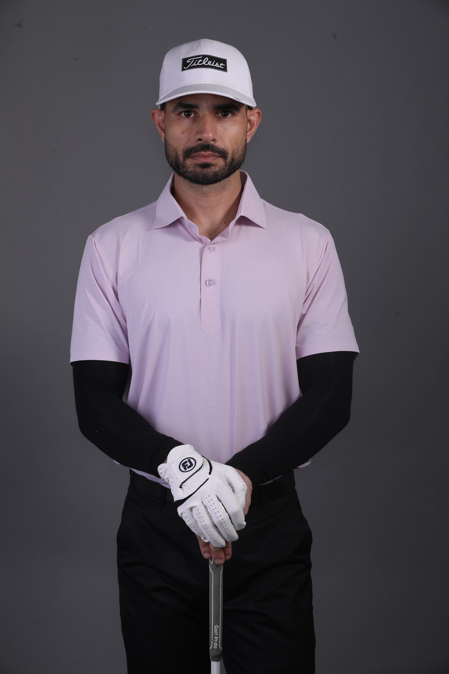 Prestige Classic Light Mauve Jaquard Polo