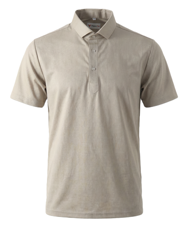 Afrikaans Ultra Gold Jaquard Polo For Office