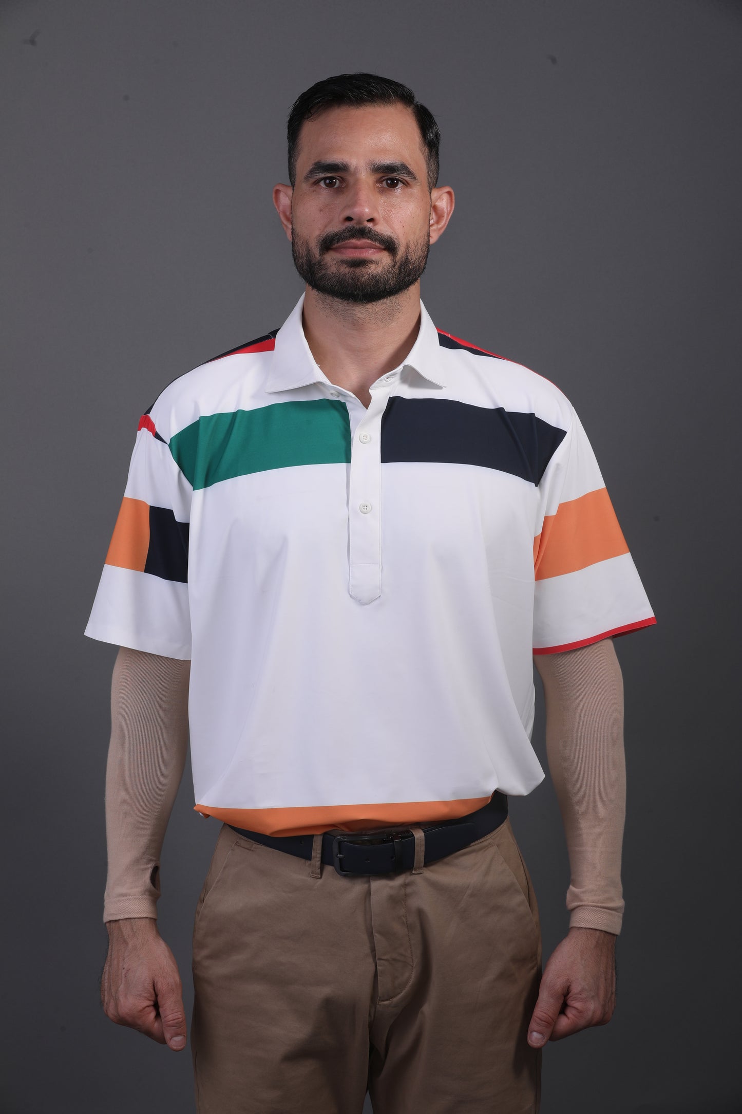 Europe Design Essential Black Yellow Green Polo