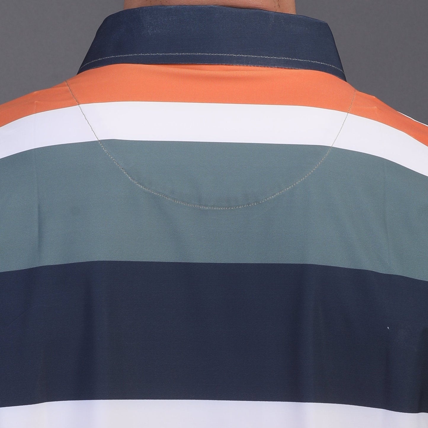 Pure Essential Flex Green Black White Orange Polo