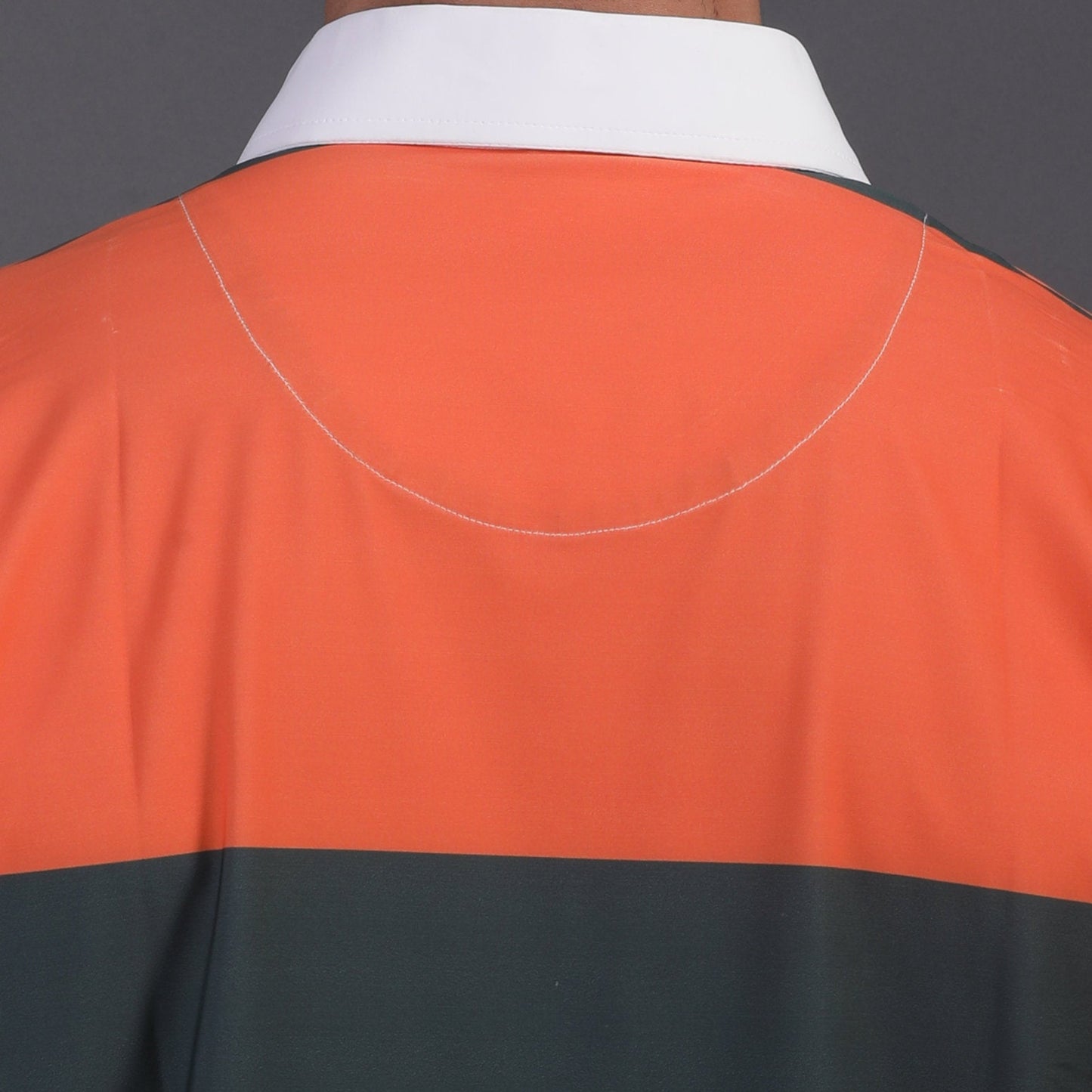 Pure Essential Flex Orange Green Blue White Polo