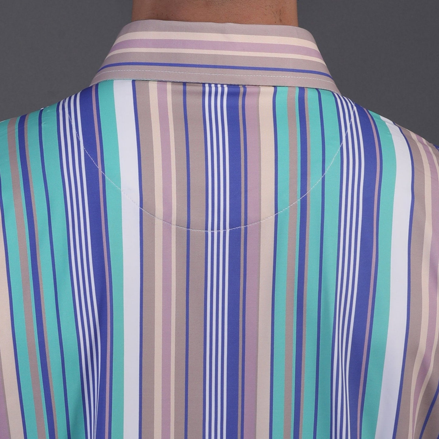 Luxe  Vertical Stripes Multicolor Polo