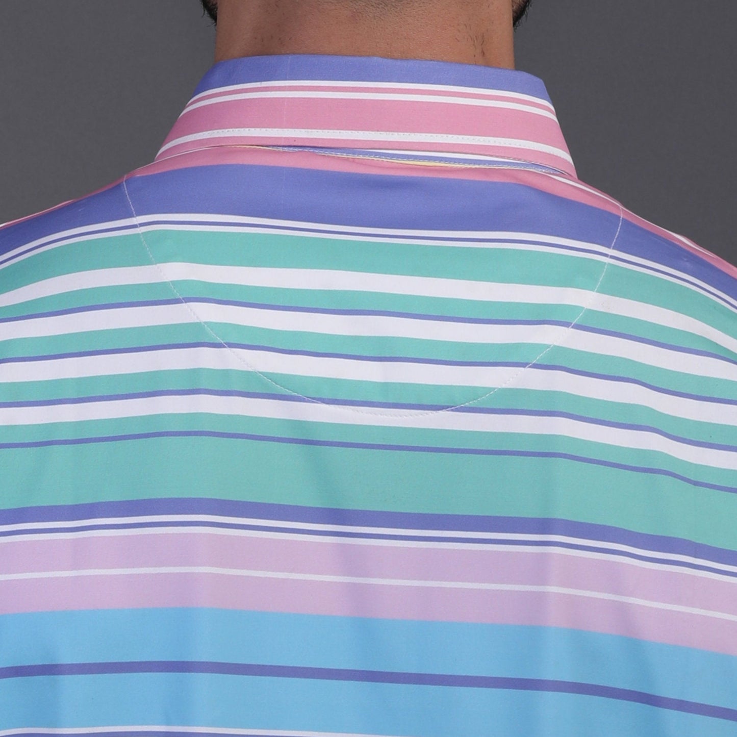 Super Luxe Stripes Multicolor Knit Polo