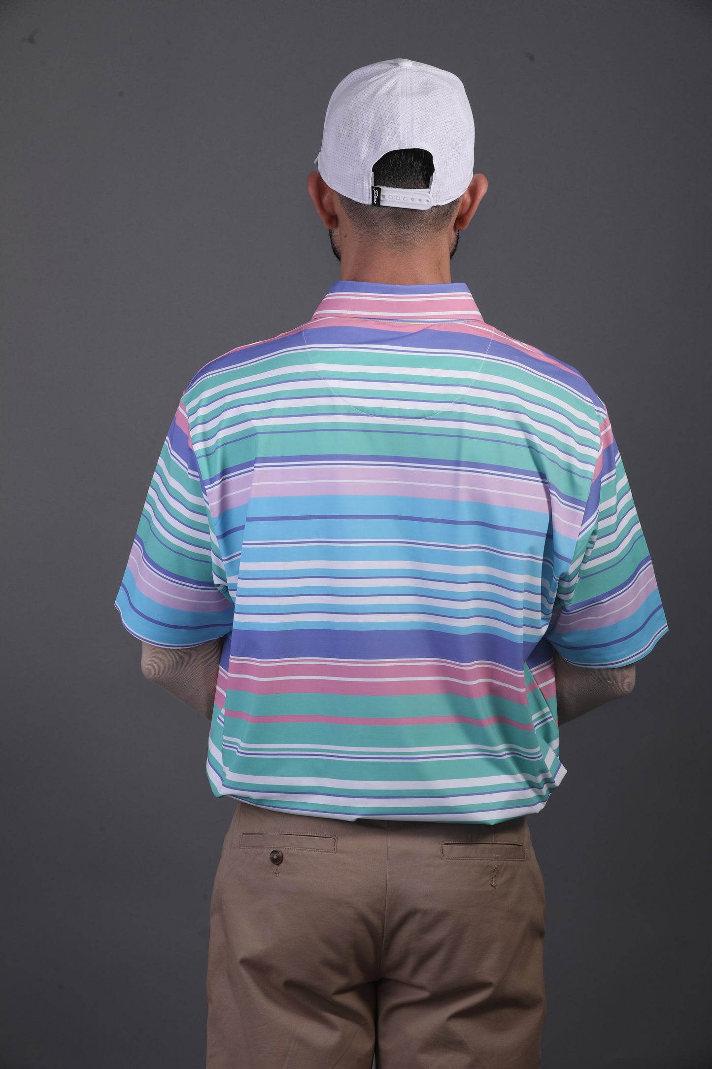 Super Luxe Stripes Multicolor Knit Polo
