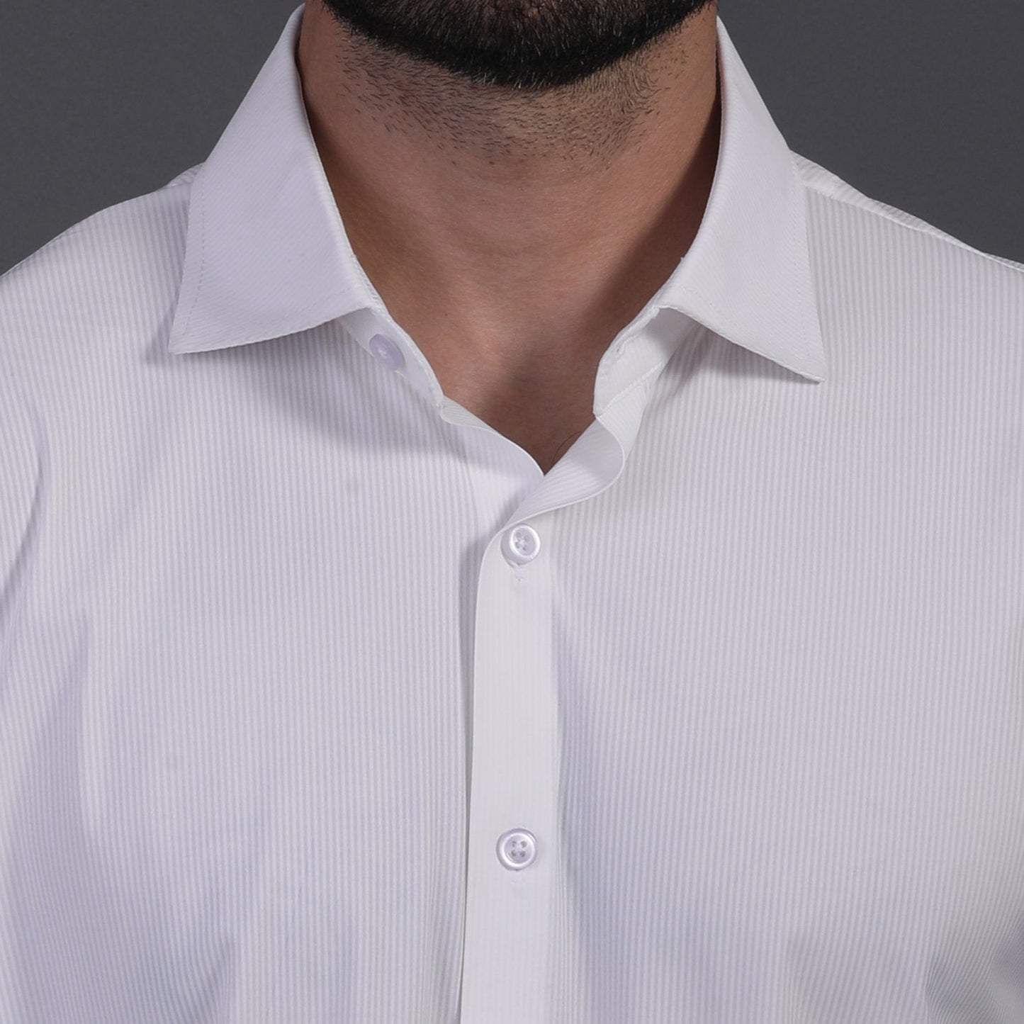 Regal  Superior White Open Shirt Polo