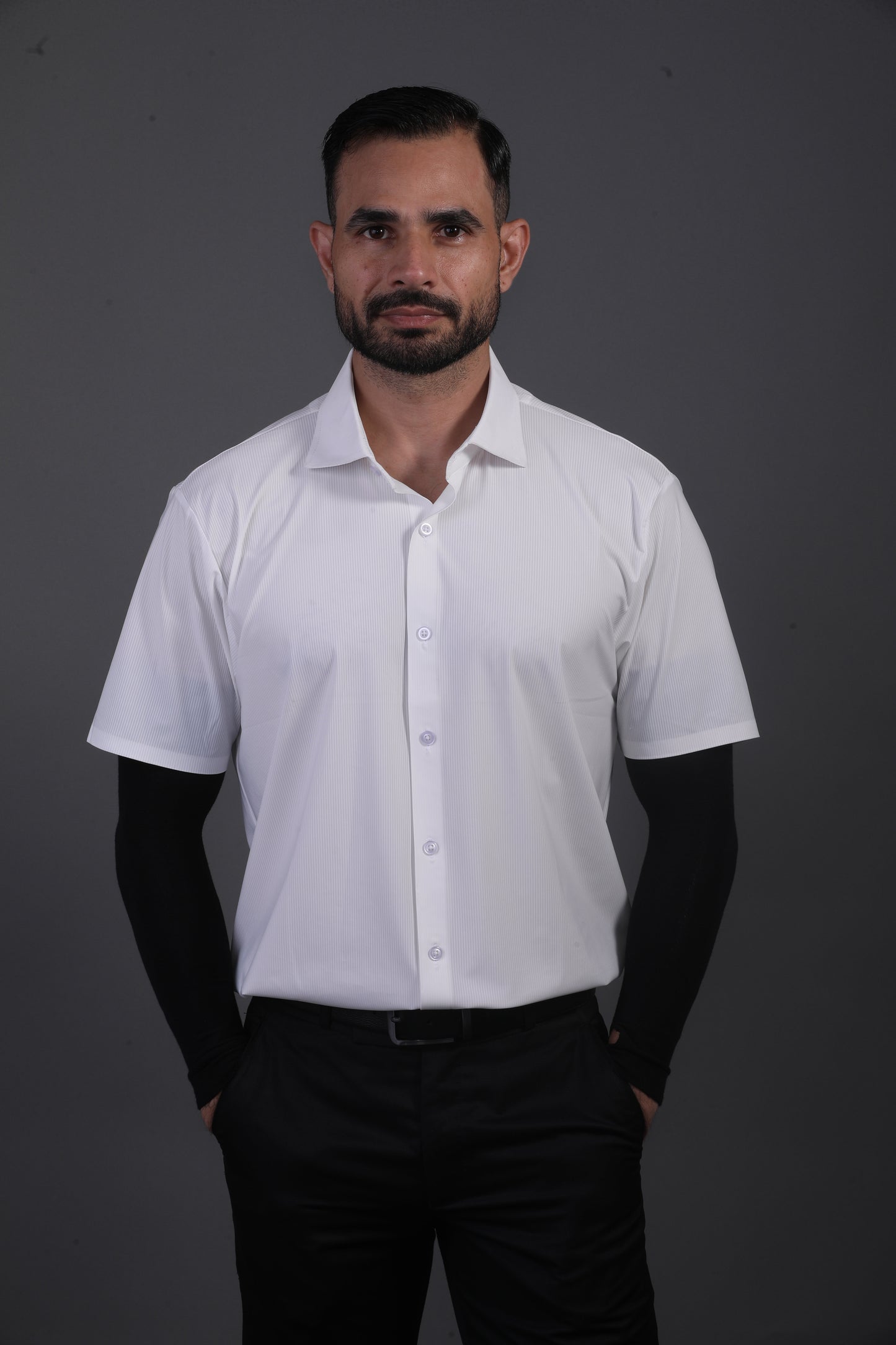 Regal  Superior White Open Shirt Polo