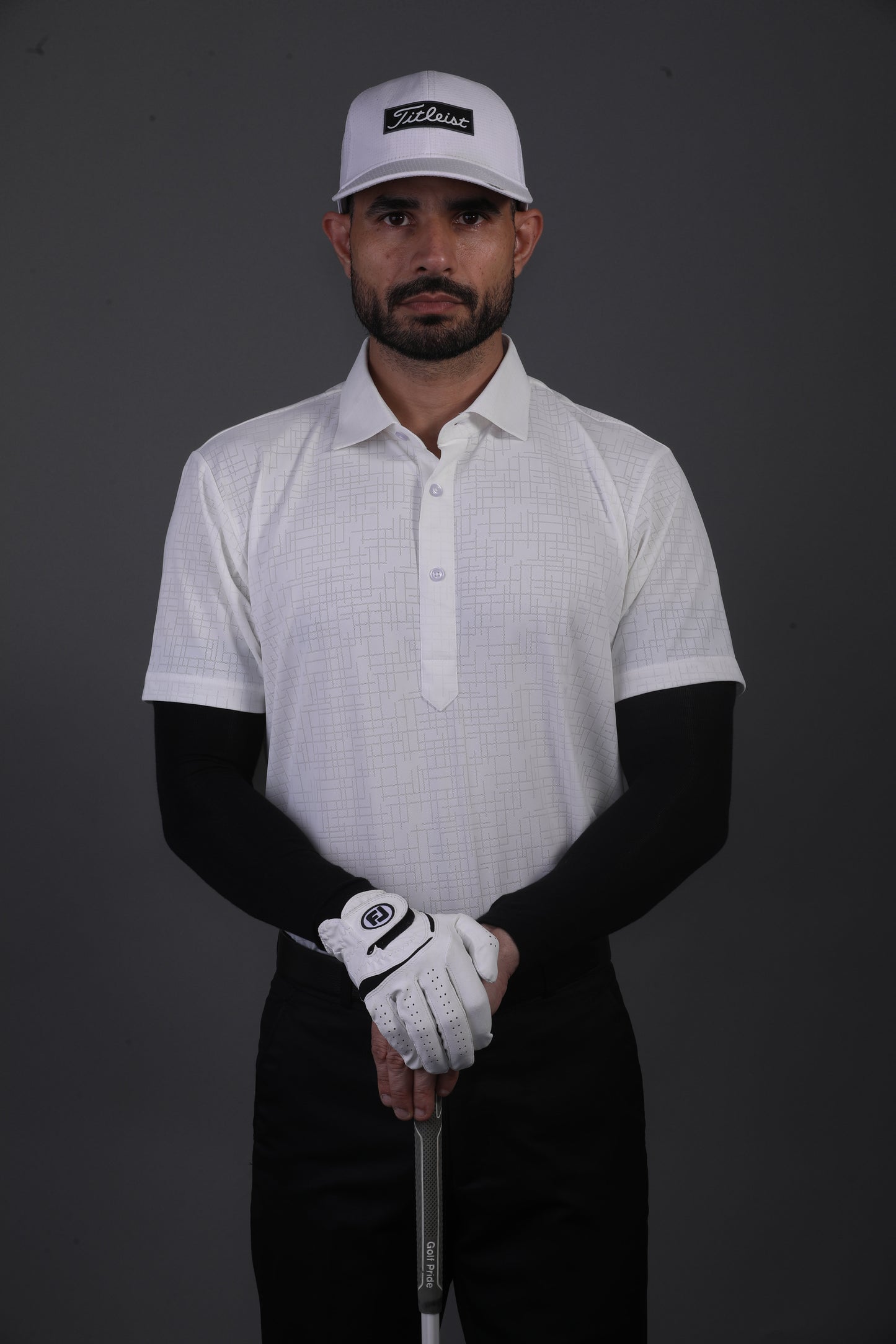 Regal Ultimate Jaquard Design Structure White Polo