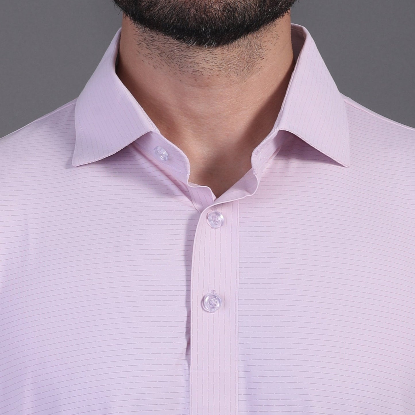 Prestige Classic Light Mauve Jaquard Polo