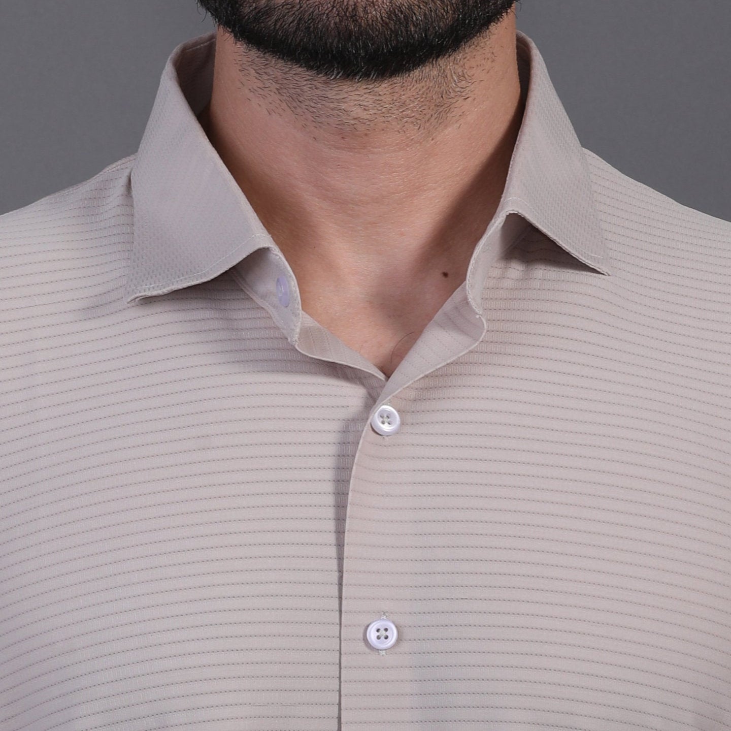 Prestige Classic Line Jaquard Open Shirt