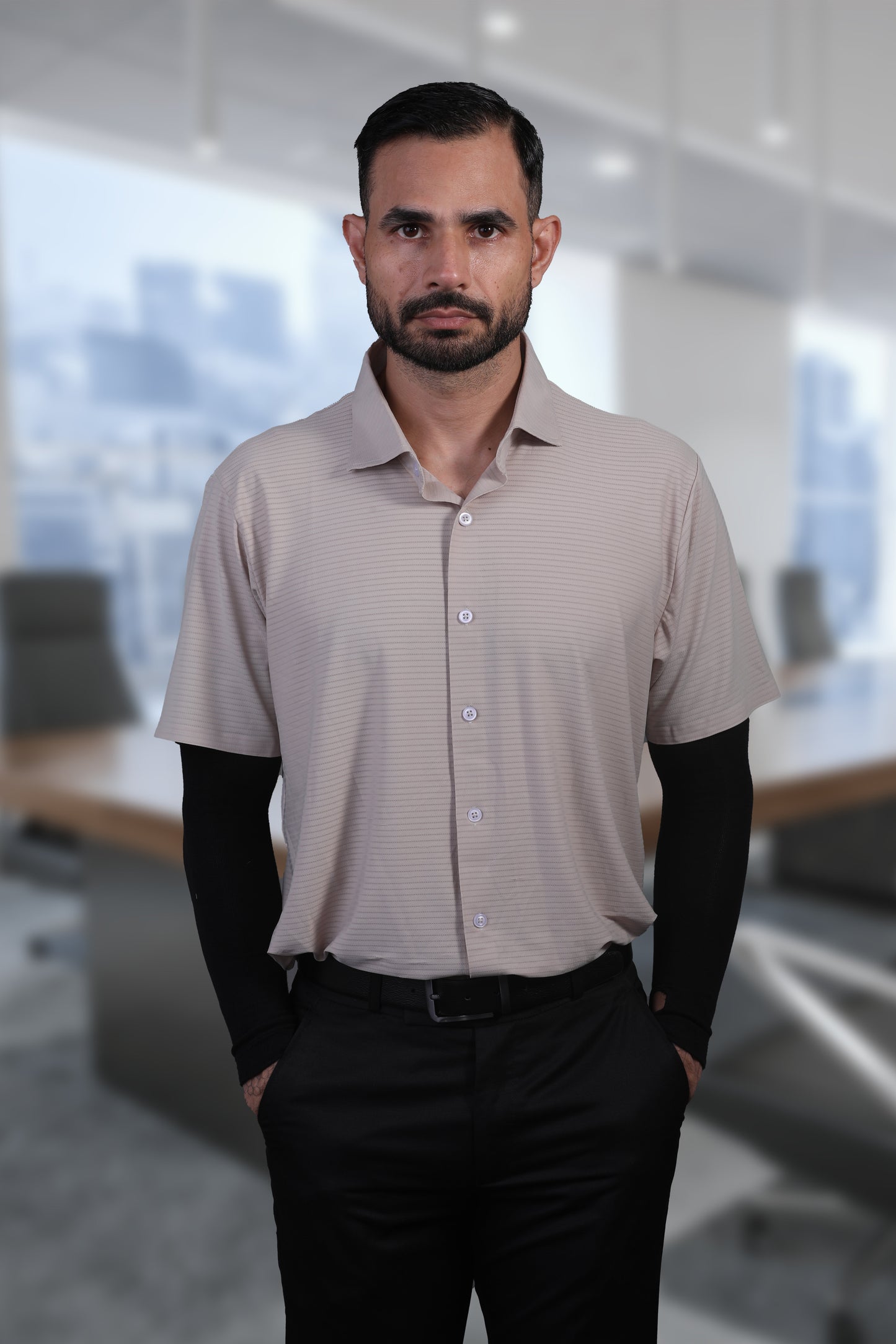Prestige Classic Line Jaquard Open Shirt