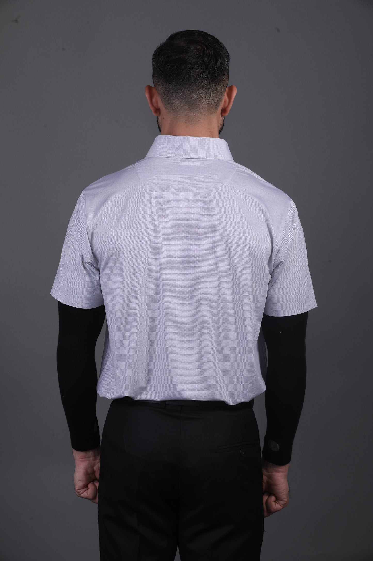 Prestige Classic Superior Grey Jaquard Polo