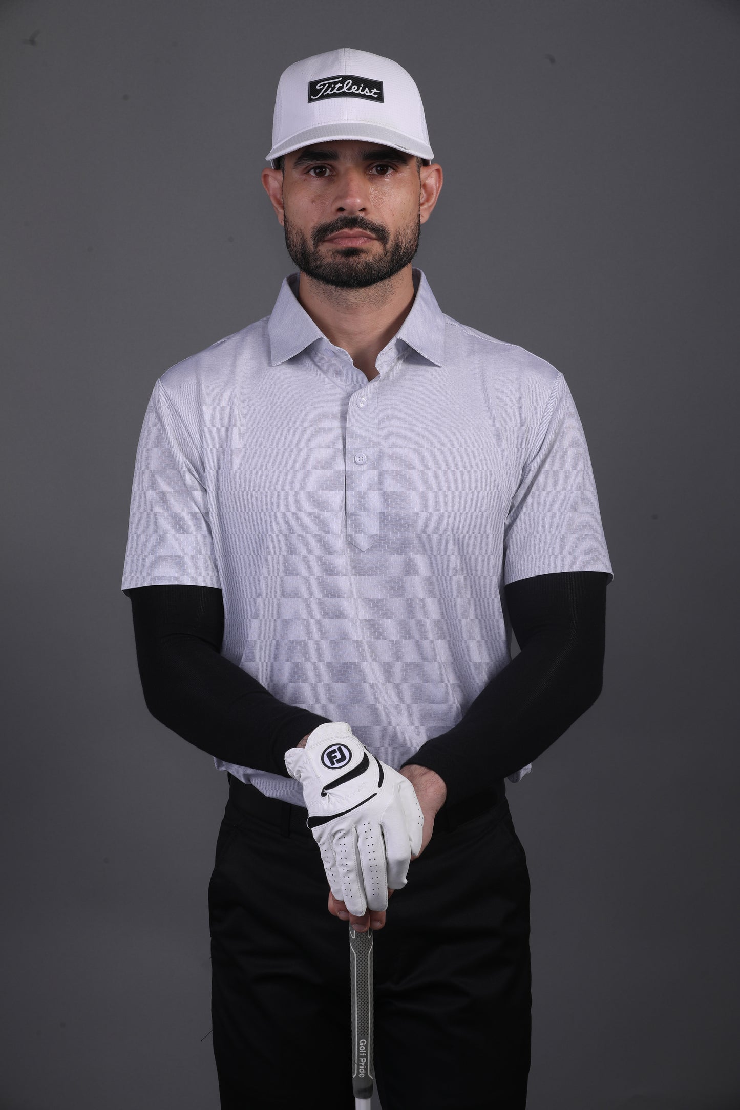 Prestige Classic Superior Grey Jaquard Polo