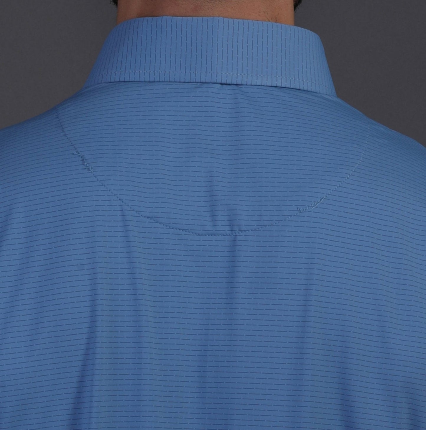 Prestige Classic Blue Jaquard Polo