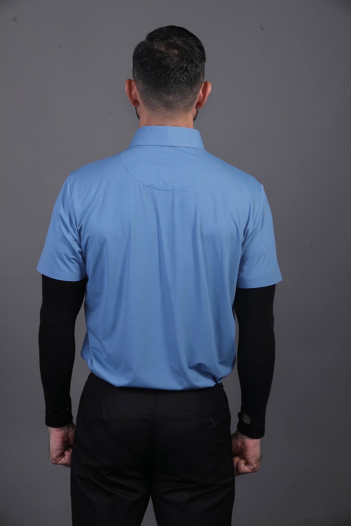 Prestige Classic Blue Jaquard Polo