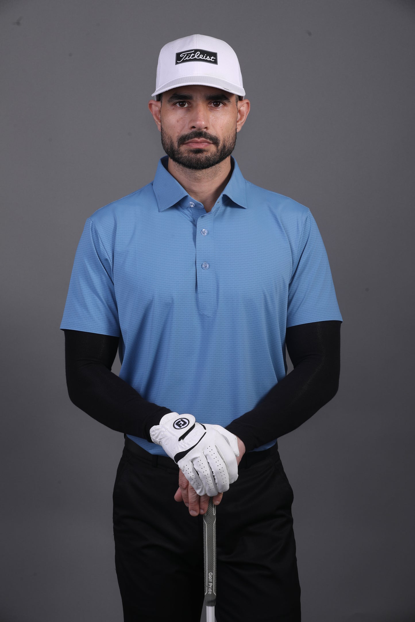 Prestige Classic Blue Jaquard Polo