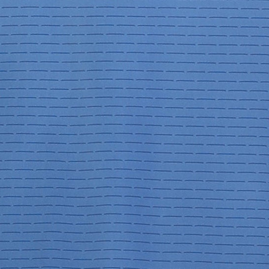 Premium Stripe Jaquard Blue  DapperTee Open Shirt Polo For Office