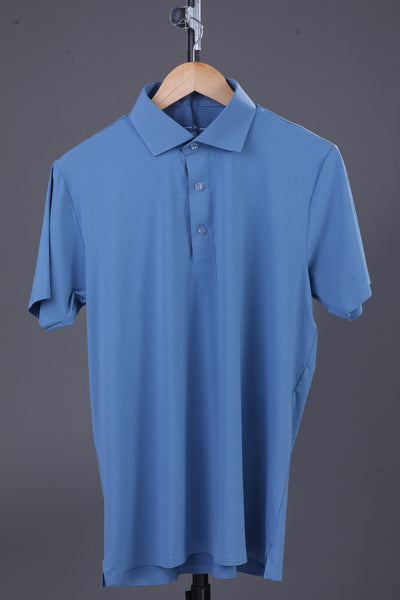 Prestige Classic Blue Jaquard Polo