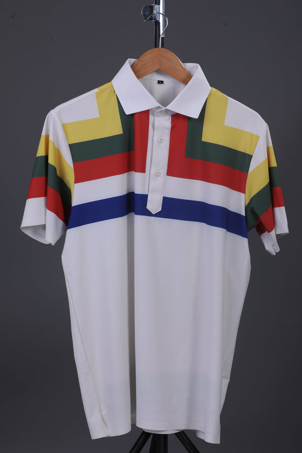 Super Designer Essential Flex Top Stripe Polo
