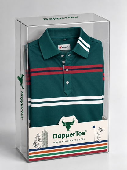 Barcelona Racing Stripe Full Sleeve Play Polo