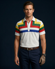 Super Designer Essential Flex Top Stripe Polo