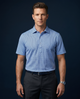 Prestige Classic Light Blue Jaquard Polo