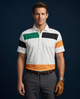 Europe Design Essential Black Yellow Green Polo