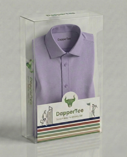 DapperTee premium open polo luxury packaging for high-end professional corporate gifting needs.
