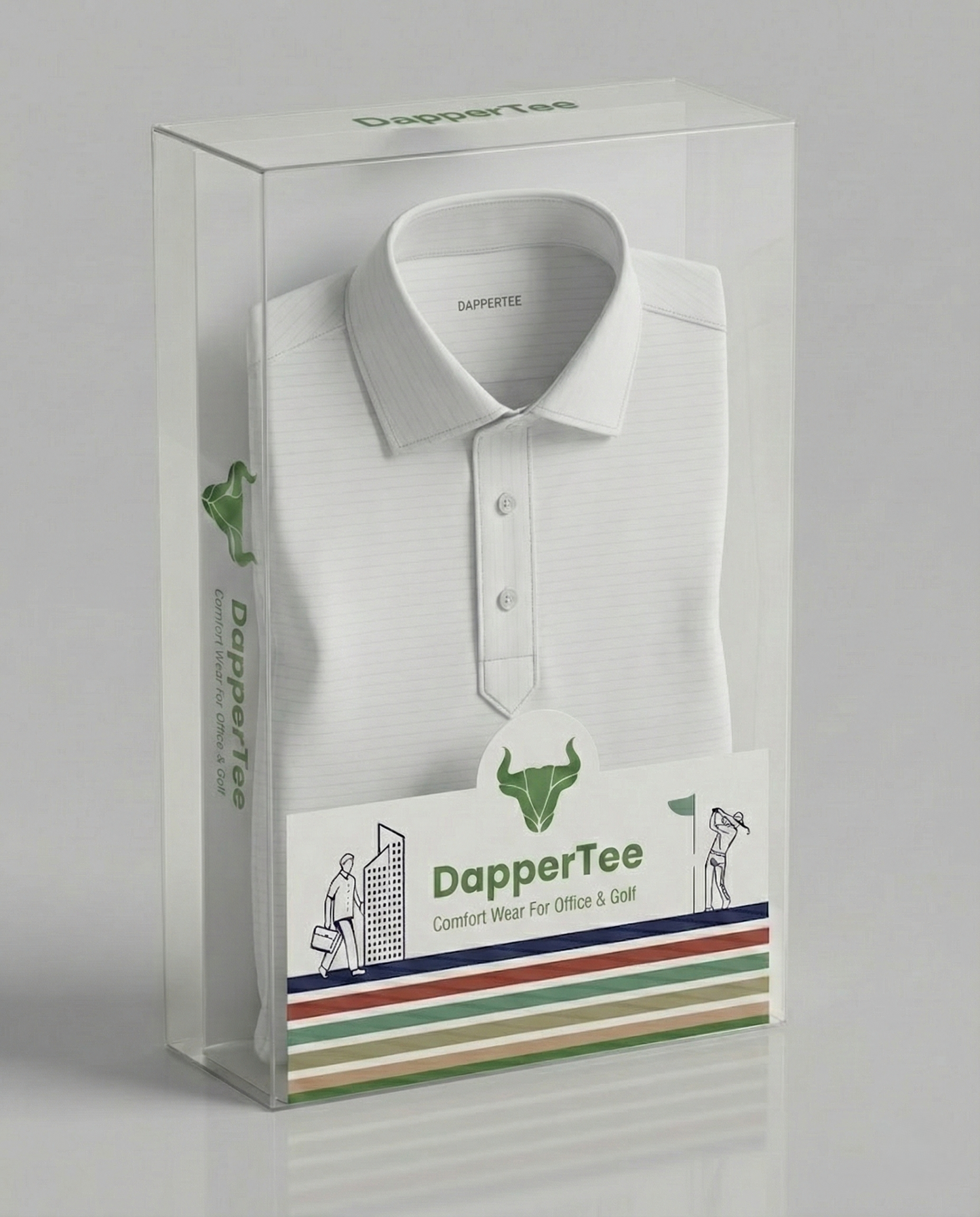 Regal Basic Comfort Light Jaquard White Polo