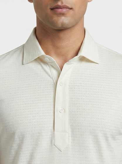 Regal Basic Comfort Light Jaquard White Polo Version 2