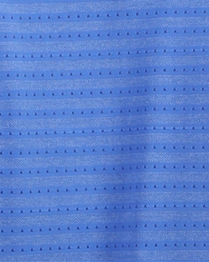 Super Jaquard Double Structure Blue DapperTee Polo For Office