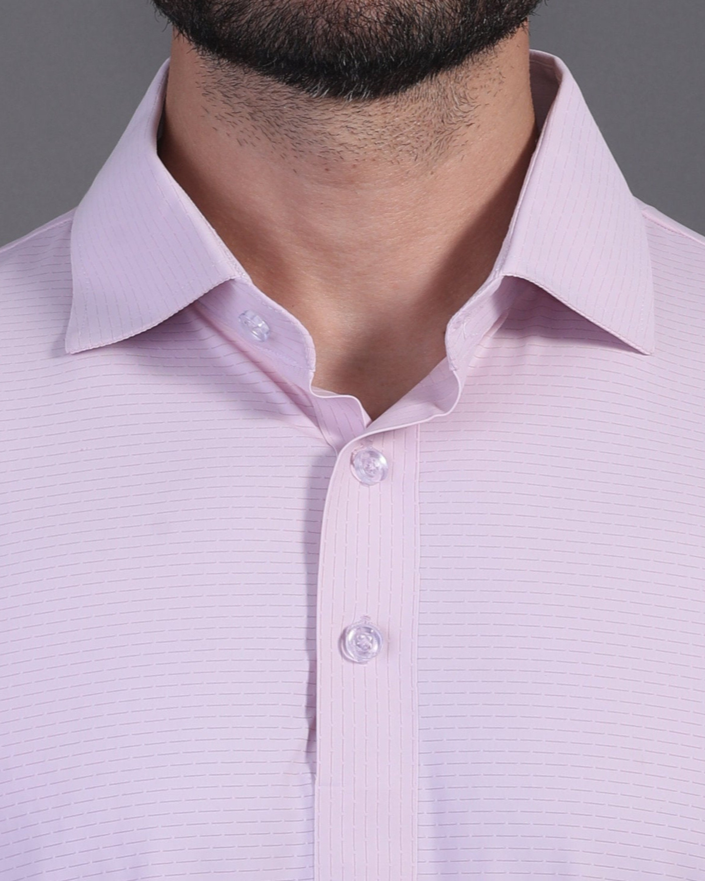 Prestige Classic Light Mauve Jaquard Polo