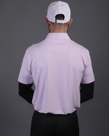 Prestige Classic Light Mauve Jaquard Polo