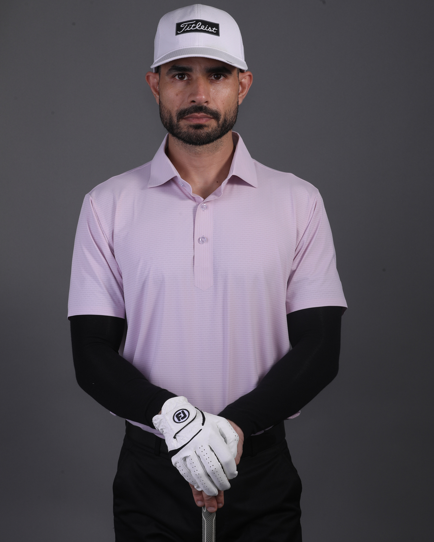 Prestige Classic Light Mauve Jaquard Polo
