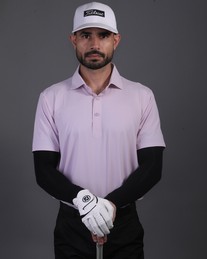 Prestige Classic Light Mauve Jaquard Polo