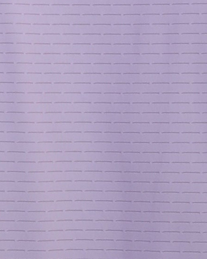 Close-up specialized jacquard polyamide fabric texture on DapperTee pink premium office polo.
