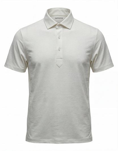 Regal Basic Comfort Light Jaquard White Polo Version 2