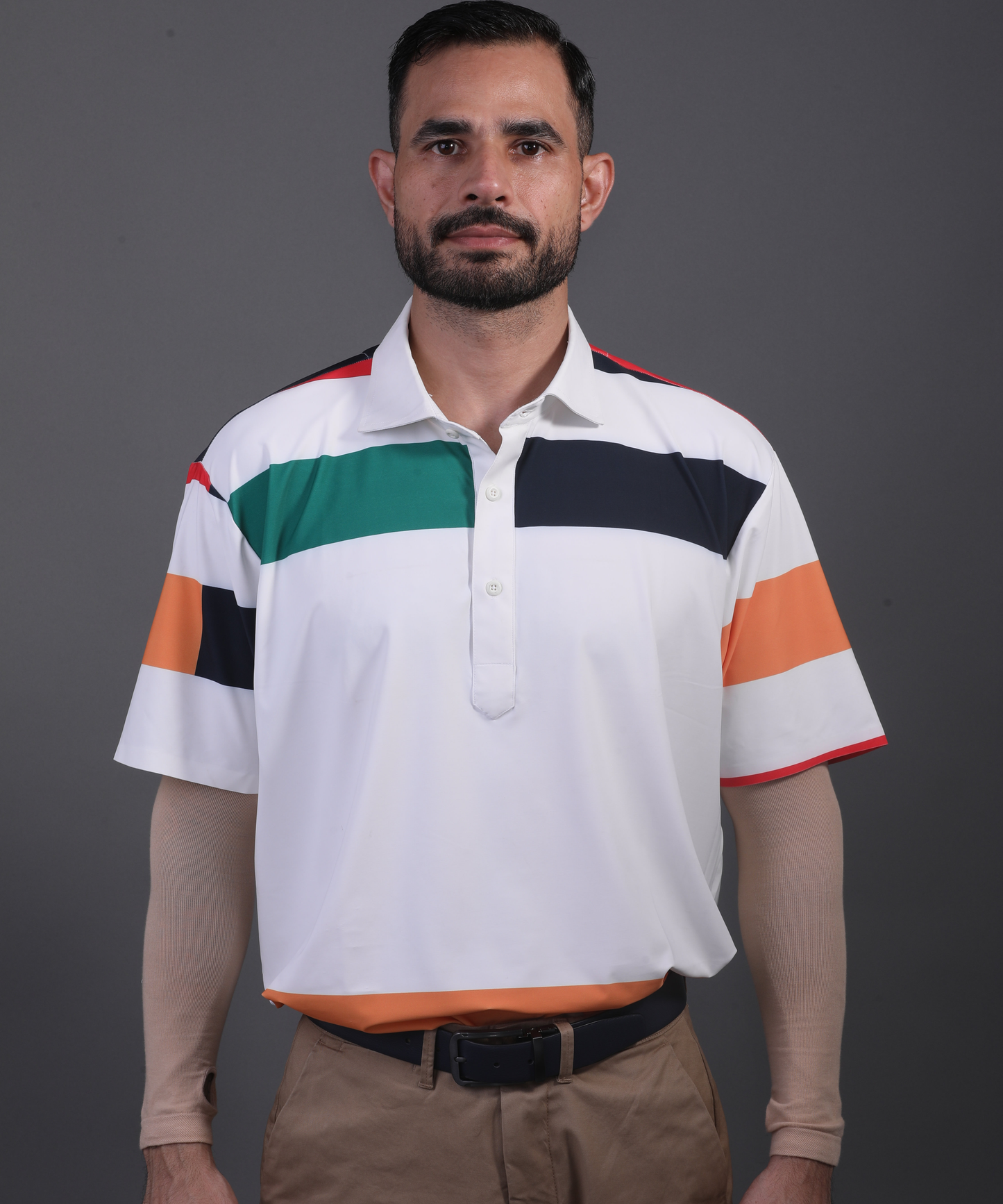 Europe Design Essential Black Yellow Green Polo