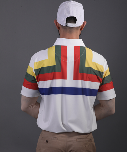 Golf collection, DapperTee stretchable polo comfortable athletic fit for office and golf.