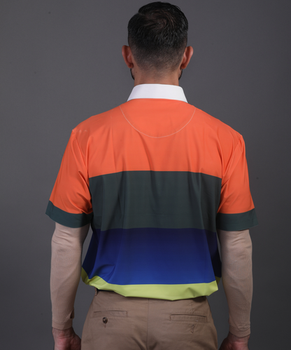 DapperTee Pure Essential polo showcasing relaxed fit for professional men’s athletic style.