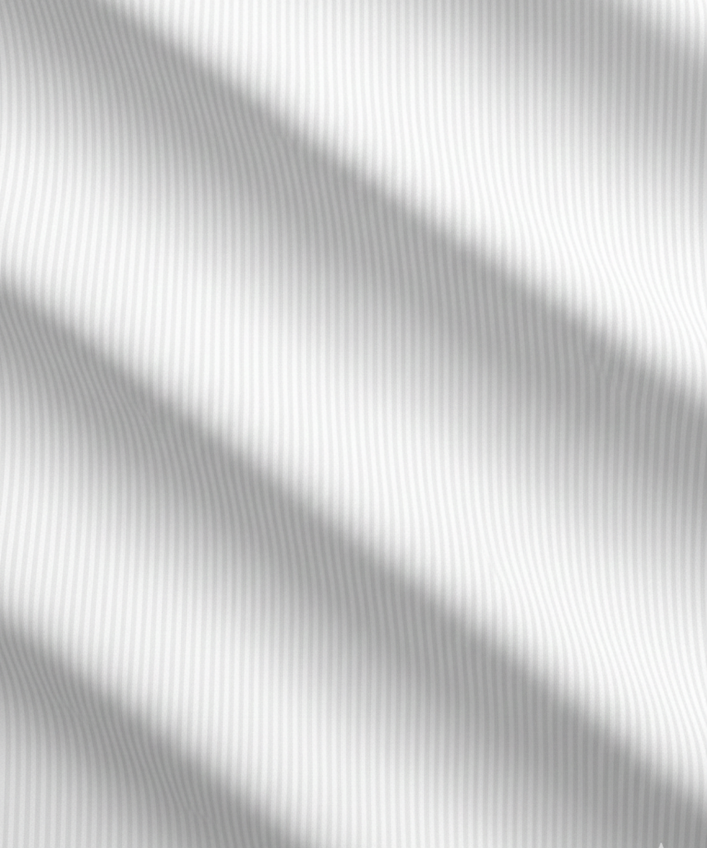 Close-up specialized jacquard polyamide fabric texture on DapperTee Wallstreet white striper polo.