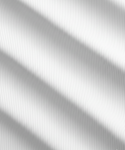 Close-up specialized jacquard polyamide fabric texture on DapperTee Wallstreet white striper polo.