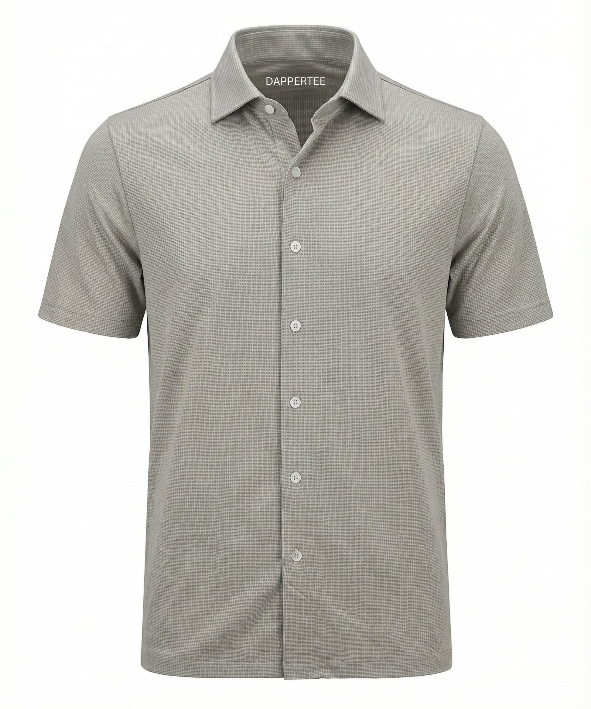 DapperTee Fort Knox gold open shirt premium professional corporate office attire gear.