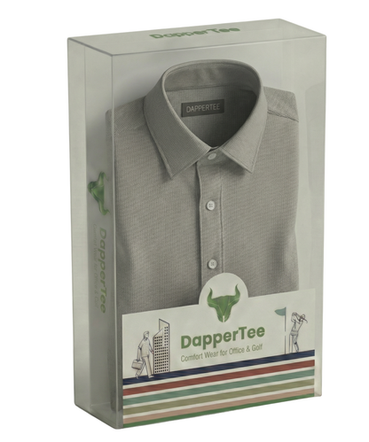 DapperTee premium open shirt luxury packaging for high-end professional corporate gifting needs.