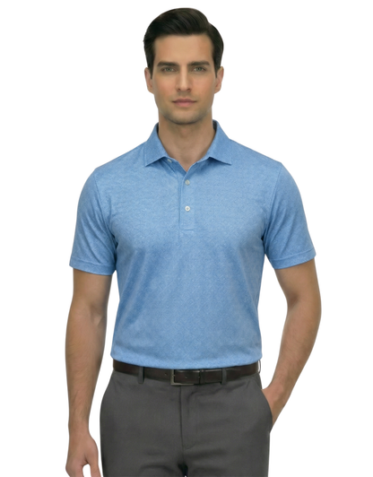 Moscow Square Blue Polo For Office