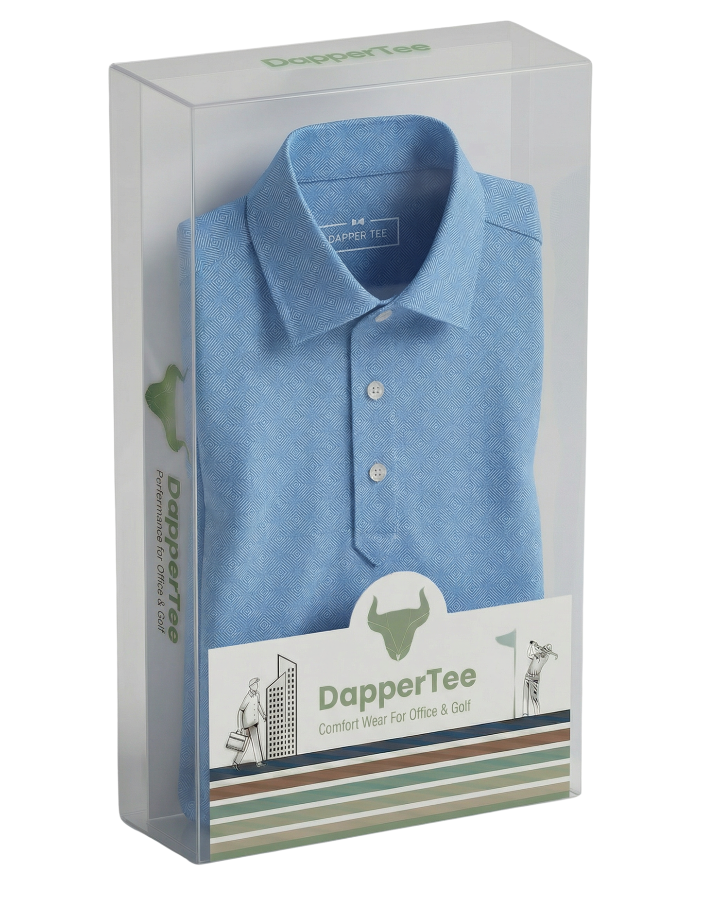 Moscow Square Blue Polo For Office