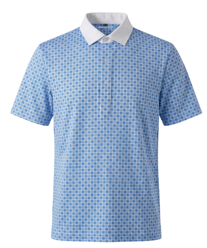 British Checks With White Collar Office Polo