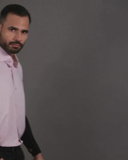 Performance video showcasing DapperTee stretchable open polo during a professional corporate meeting.