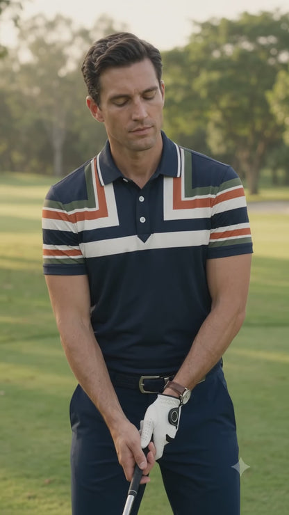 Savile Row London Geometric Play Polo