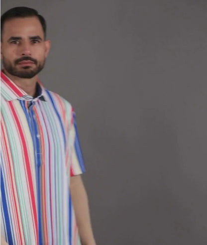 Performance video showcasing DapperTee stretchable golf polo fabric during professional athletic movement.